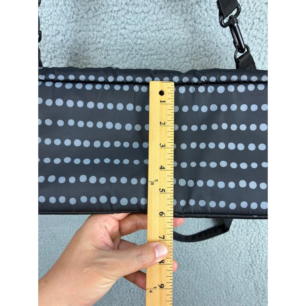 Skip Hop Riverside Ultra Light Diaper Bag Tote Womens Black Polka Dot Carryall